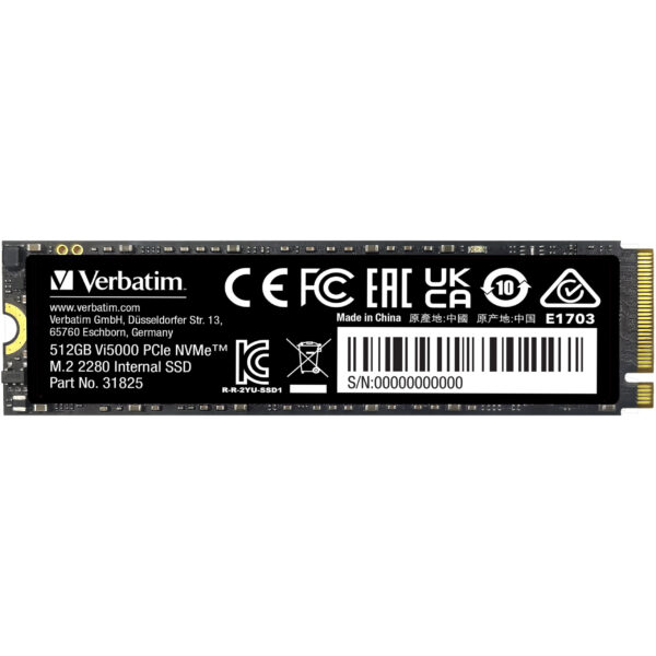Verbatim Vi5000 M.2 SSD 512GB PCIe4 NVMe 31825 – Bild 3