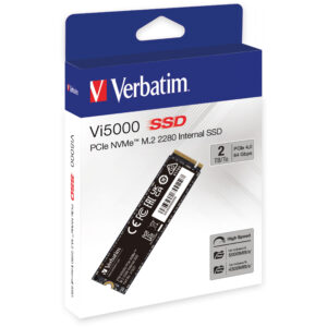 Verbatim Vi5000 M.2 SSD 2TB PCIe4 NVMe 31827