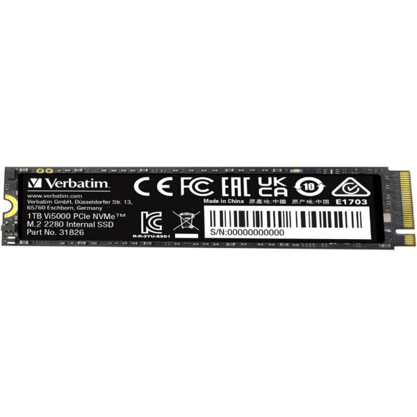 Verbatim Vi5000 M.2 SSD 1TB PCIe4 NVMe 31826