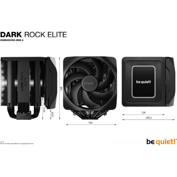 Be Quiet! Dark Rock Elite schwarz - CPU-Kühler - AMD Sockel AM4 (Ryzen) – Bild 3