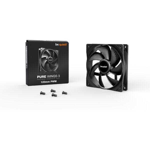 Be Quiet! Lüfter 120*120*25 Pure Wings 3 PWM – Bild 2