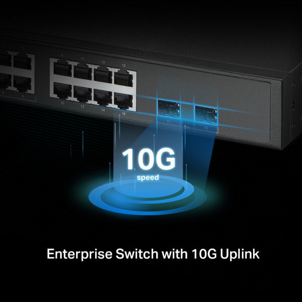 TP-LINK Omada 16-Port L2+ PoE Switch - Switch - 16-Port – Bild 3