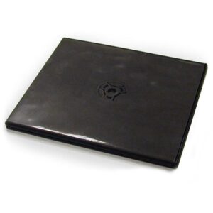 Nierle mini DVD Doppelhüllen, 7 mm, Schwarz, 50 Stück