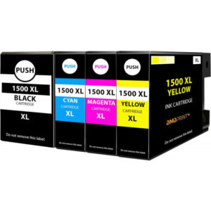 Tintenpatrone, Kompatibel, Ersetzt Canon PGI-1500 PC-1500 Compatible mit Canon PGI-1500 Ink Cartridge BK/C/M/Y Multipack 4 pcs - Tintenpatrone CANON PGI-1500 Ink Cartridge - BK/C/M/Y für Canon Maxify MB2000 MB2050 MB2100 MB2150 MB2155 MB2300 MB2350 MB2700