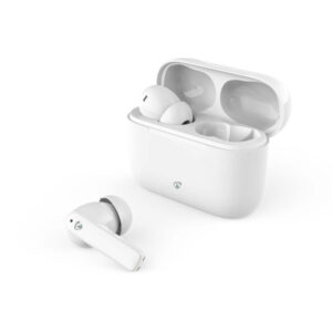 Vollständig drahtlose Kopfhörer | ENC (Environmental Noise Cancelling) | Bluetooth® | max. Batteriespielzeit: 24 Std | Berührungssteuerung | Ladegehäuse | Kabelloses Ladegehäuse | Eingebautes Mikro | Stimmkontrolle | Rauschunterdrückung | IPX4 | Weiss