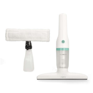 Akku-Fenstersauger | 12 W | 1200 Pa | Kapazität Schmutzwassertank: 60 ml | Abnehmbarer Schmutzwassertank | Grün / Weiss