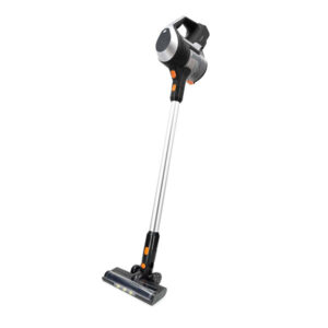 Stick Staubsauger | 130 W | 25.9 VAC | Motorisierte weiche Bürste mit integrierter Beleuchtung | 10000 Pa | HEPA Luftfilter | Orange / Schwarz