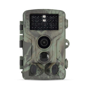 Wildlife Kamera | 4K@10fps | 50 MPixel | 5 MPixel CMOS | IP65 | Schwarz No-Glow IR | Nachtsicht | Blickwinkel: 60 ° | Bewegungssensor | Erfassungswinkel: 130 ° | Erfassungsbereich: 20 m | Monitorgröße: 2.4 " | LCD Screen | Braun / Grün