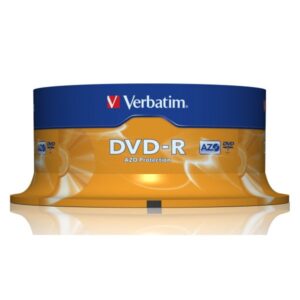 Verbatim DVD-R 4.7 GB / 120 min 16x, 25 Stück in Cakebox