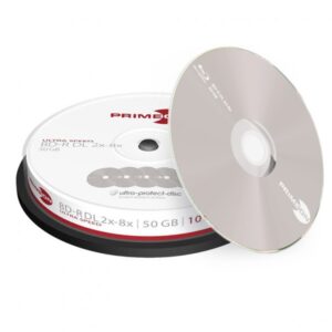 Primeon Ultra-Protect-Disc BD-R DL 50 GB / 270 min 8x, 10 Stück in Cakebox