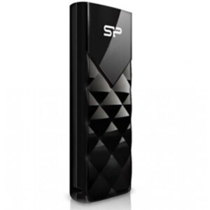Silicon Power Ultima U03 Slide USB Stick, 8 GB, USB 2.0, Schwarz
