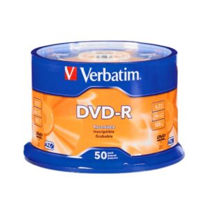 Verbatim DVD-R 4.7 GB / 120 min 16x, 50 Stück in Cakebox