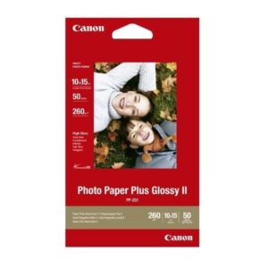 Canon PP-201, 260 g/m², 270 µm, Hoch-Glanz, 10 x 15cm, Canon Lucia, ChromaLife100+