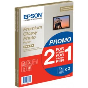 Epson Premium Glossy Photo Paper ? 2 für 1, DIN A4, 255 g/m², 30 Blatt, 303 x 220 x 7 mm, A4, 400g