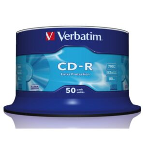 Verbatim Extra Protection, CD-R 700 MB / 80 min 52x, 50 Stück in Cakebox