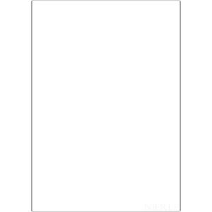 Prodye Etiketten, selbstklebend, weiß, matt, 210 x 297 mm, 1x1/Blatt, 100 Blatt