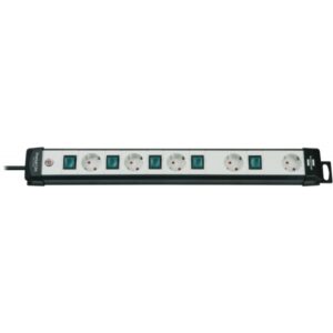 Steckdosenleiste Premium-Line 5x 1-fach schwarz/grau H05VV-F 3G1,5