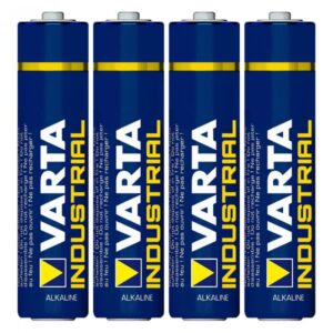 Varta Industrial Alkaline-Batterien, AAA, LR03, Micro, MN2400, 4 Stück
