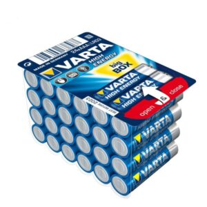 Varta High Energy Alkaline-Batterien, AAA, LR03, Micro, MN2400, 1.5 V, 24 Stück