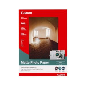 Canon Fotopapier, Matt A4 (210 x 297 mm), 170 g/m², 5760 dpi, 50 Blätter