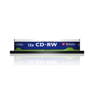 CD-RW 80 Min/700 MB Verbatim 8x-12x in Cakebox 10 Stk