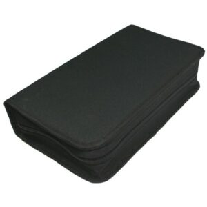 NIERLE CD/DVD/Blu-Ray-Mappe für 96 Discs, Nylon, schwarz