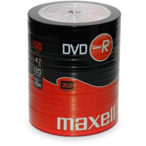 DVD-R 4,7 GB Maxell 16x Speed ECO-Pack 100 Stk
