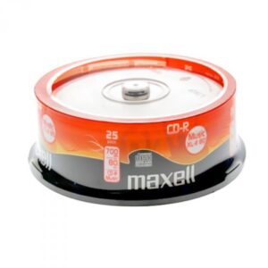 Audio CD-R 80 Min/700 MB Maxell XL-II 80 in Cakebox 25 Stück