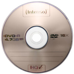 DVD-R 4,7 GB Intenso 16x Speed in Cakebox 100 Stk