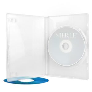 Nierle exclusive DVD Hüllen, 14 mm, Maschinen-pack-Qualität, Transparent (super clear), 50 Stück