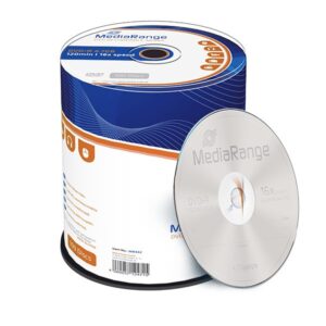 MediaRange DVD+R 4.7 GB / 120 min 16x, 100 Stück im Umweltfreundlichen ECO Pack