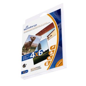 MediaRange Fotopapier, Glänzend 100 x 150 mm, 220 g/m², 5760 dpi, 50 Blätter
