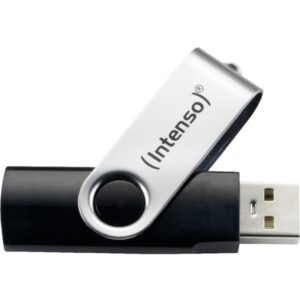 Intenso 16GB Basic USB2.0 16GB USB 2.0 Schwarz - Silber USB-Stick