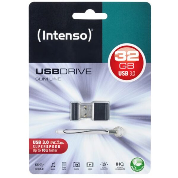 Intenso Slim Line 32GB USB 3.0 32GB USB 3.0 Schwarz USB-Stick – Bild 7