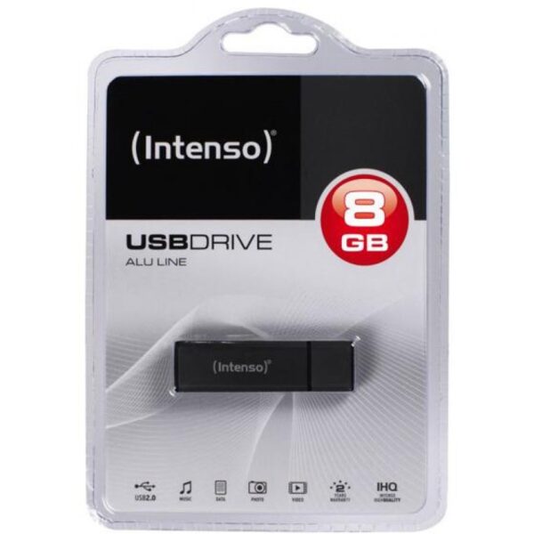 Intenso Alu Line USB2.0 8GB 8GB USB 2.0 Anthrazit USB-Stick – Bild 6