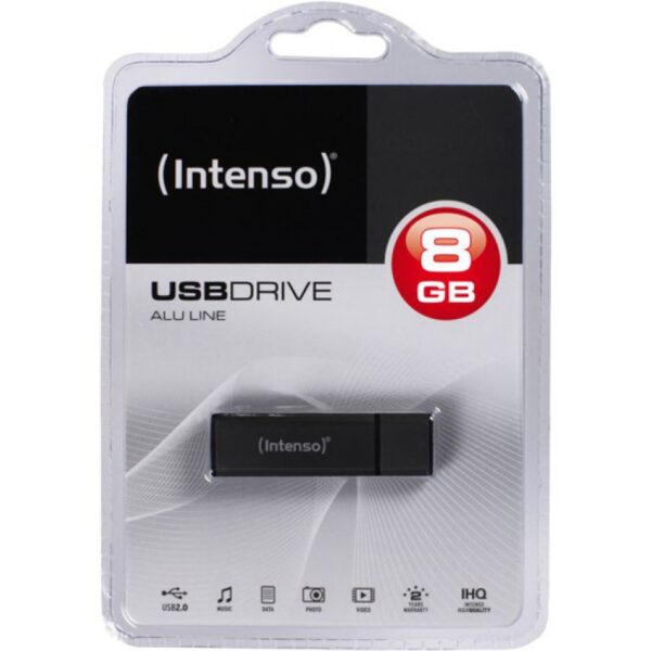 Intenso Alu Line USB2.0 8GB 8GB USB 2.0 Anthrazit USB-Stick – Bild 7
