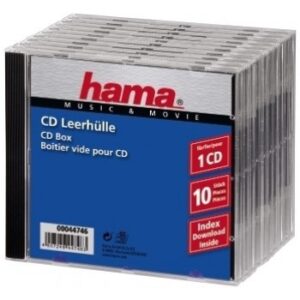 Hama CD Jewel Case Standard - Pack 10