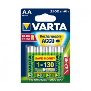 Varta wiederaufladbare Batterien NiMH 2100mAh - AA / LR6 / Mignon 4er Pack