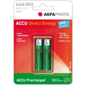 AgfaPhoto Direct Energy - Akku Micro (AAA) 950 mAh 1,2 V - Nickel-Metallhydrid (NiMH)