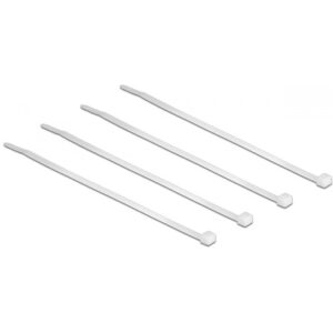 Delock Kabelbinder transparent 100 Stk L100 x B2.5