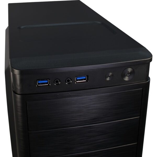 Inter-Tech IT-5905 - Midi/Minitower ATX, Micro/Mini/Flex-ATX 3,5 " - PC-/Server Netzteil Lüfter - USB, USB 3.0
