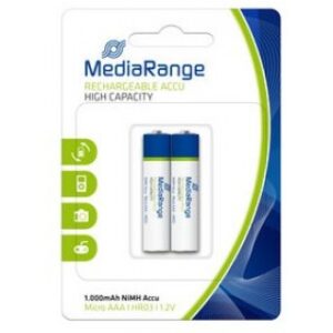 MEDIARANGE MRBAT122 Nickel Metall-Hydrid 1000mAh 1.2V Wiederaufladbare Batterie