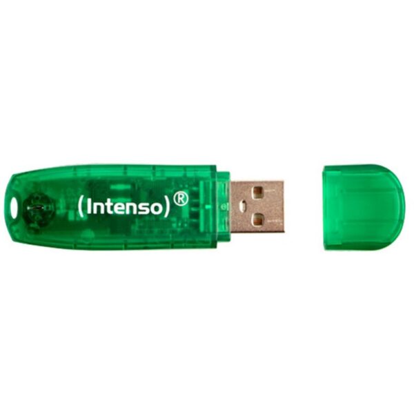 Intenso USB Stick Rainbow Line, USB 2.0, 8 GB, 28 MBytes/s, Grün – Bild 4