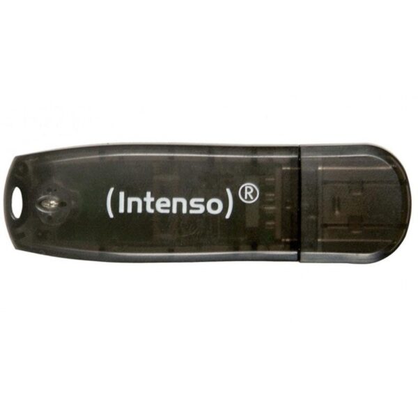 Intenso USB Stick Rainbow Line, USB 2.0, 16 GB, 28 MBytes/s, Schwarz