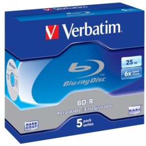 Verbatim 5 x BD-R - Blue Ray Disc (BD-R) 6x - 25 GB 135min - 5er Jewel Case