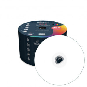 MediaRange CD-R 80 Min, 700 MB 52x fullprintable, inkjet fullsurface printable, 50 Stk. in ECO-pack