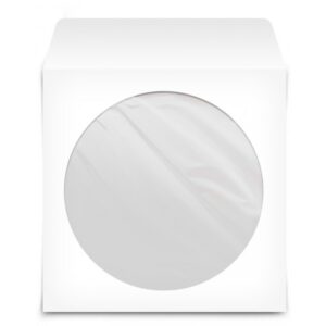 Mediarange Papercases für 12 cm CD/DVD weiss 50 Stück nicht klebend