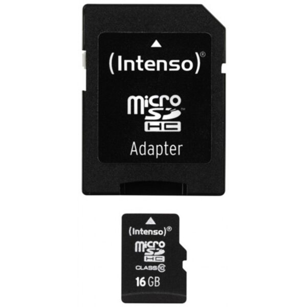 Intenso Secure Digital micro SDHC-UHS I Speicherkarte, 16 GB, Class 10 mit SD/SDHC Adapter – Bild 2