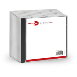Primeon Jewelcase Box für 1 Disc (10-Pack)