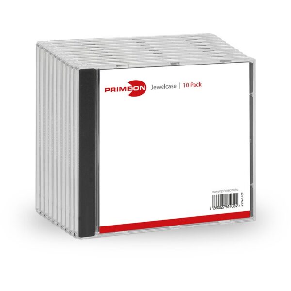 Primeon Jewelcase Box für 1 Disc (10-Pack)